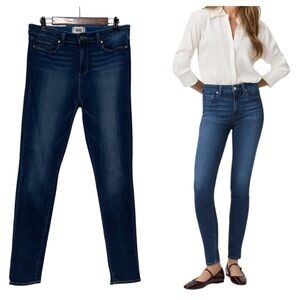 Paige Hoxton Ultra Skinny Denim Jeans Blue
